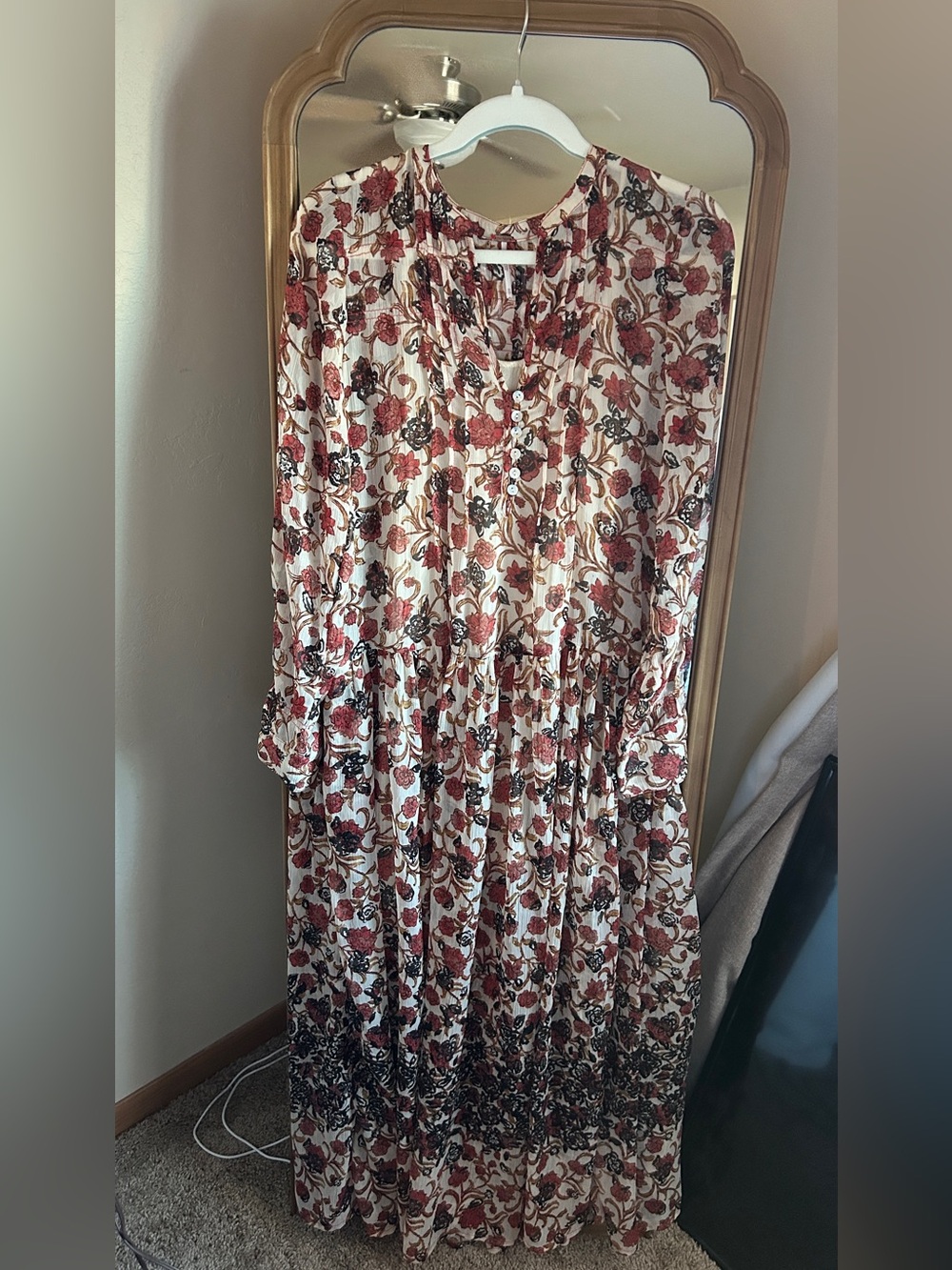 Free People floral Maxi Dress